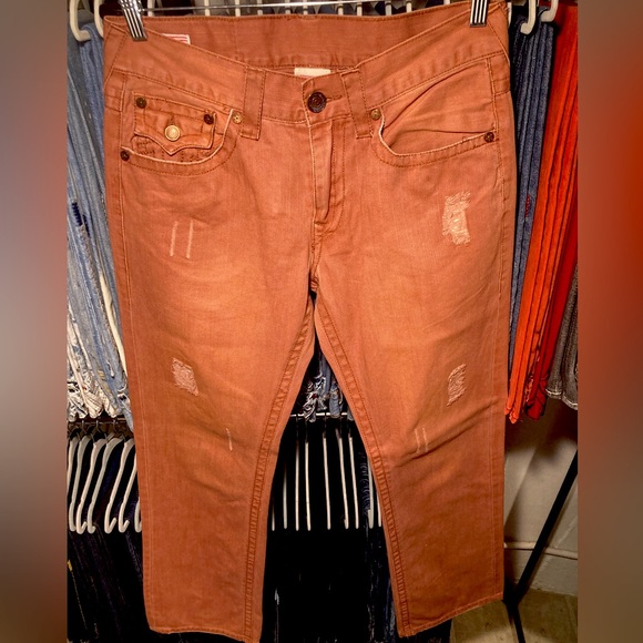 Rare!  Skulls and Roses Straight True Religion Size 32x32 (NOT AUTHENTIC) - Picture 5 of 12